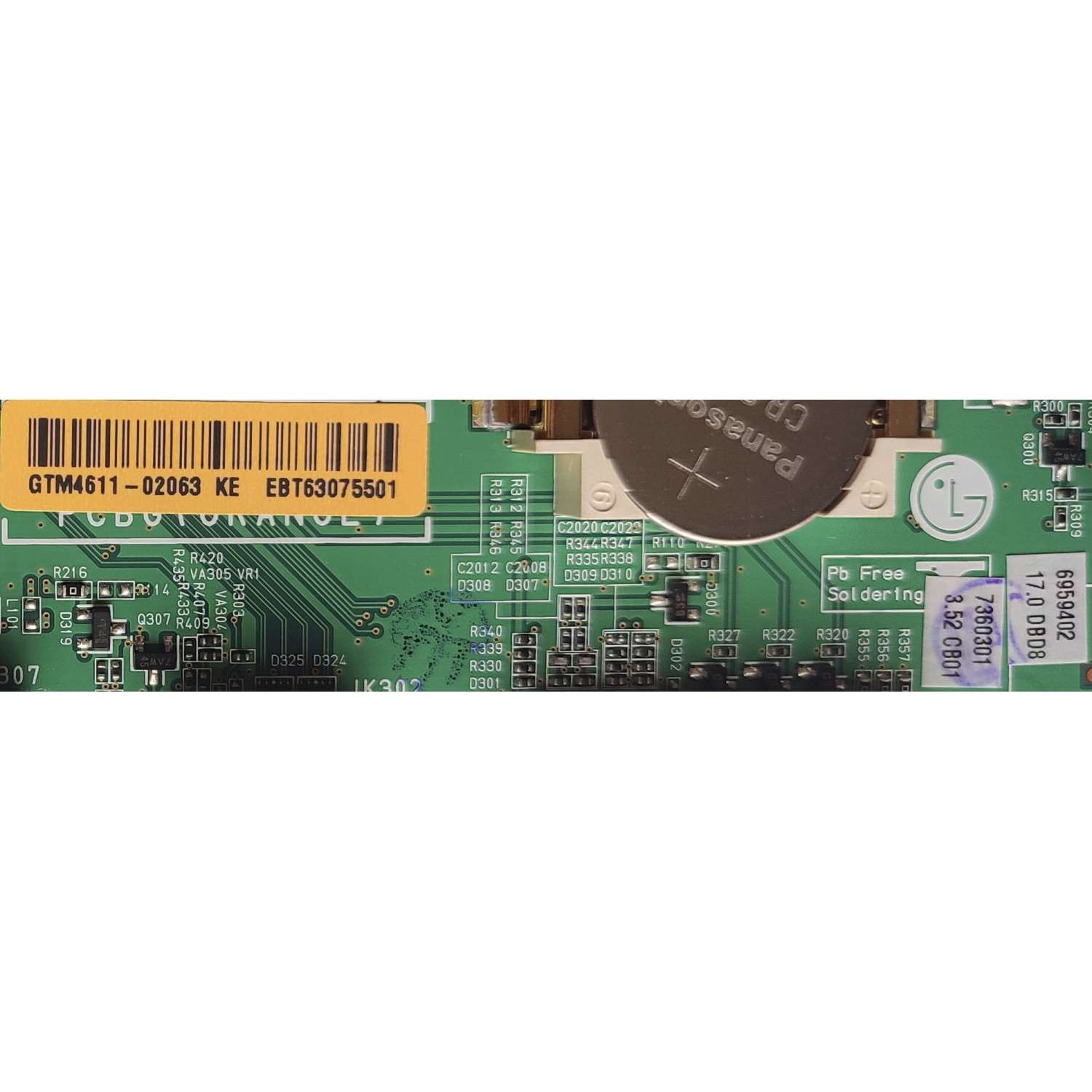 MAIN ORIGINAL PARA TV LG / NUMERO DE PARTE EBT63075501 / EAX65708301(1.3) / 62414001 / 6959402 / PANEL LD650DUF(FG)(A1) / MODELO 65LS33A-5D / 65LS33A-5D.AUSELH	 - Imagen 2